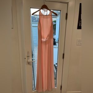 Pink semi-formal dress